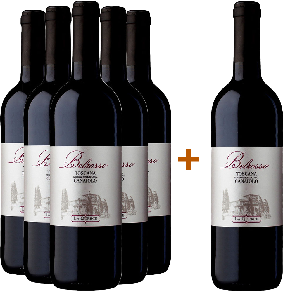 5+1 Paket Belrosso Canaiolo Toscana IGP BIO