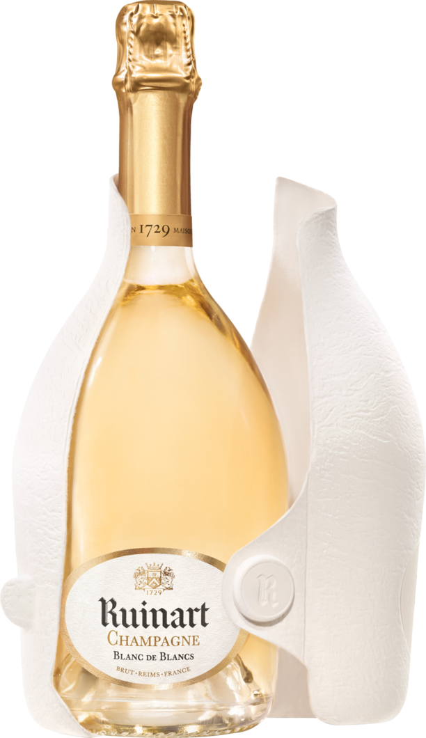 Champagne Ruinart Blanc de Blancs reflection