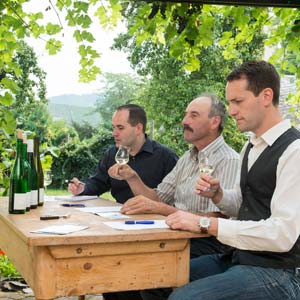 v.r.n.l.: Matthias Spieles, Alfons Spieles, Axel Spieles