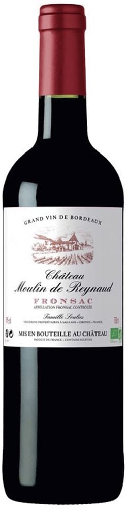 2018 Château Moulin de Reynaud Fronsac AOP BIO reflection