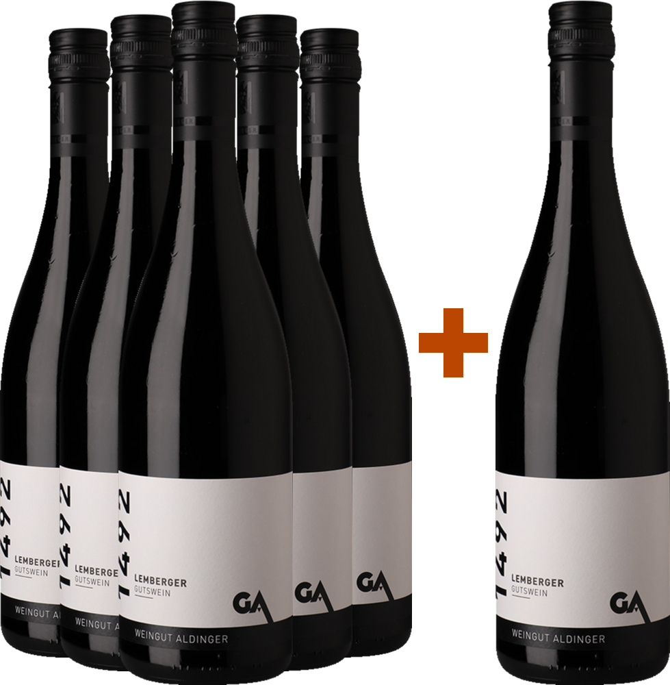 5+1 Paket 1492 Lemberger - Weingut Aldinger