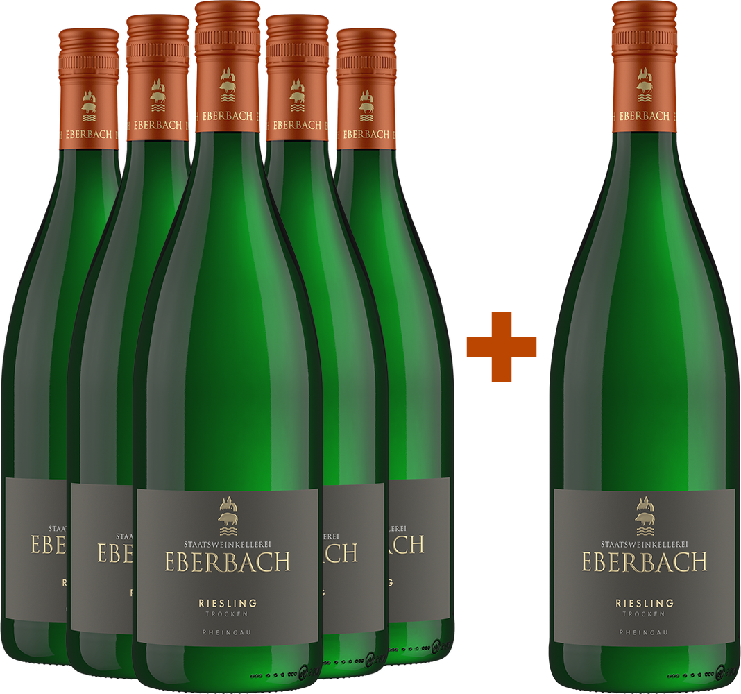 5+1 Paket Riesling 1,0L