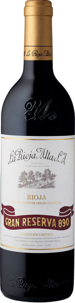 2011 La Rioja Alta 890 Rioja Gran Reserva 1,5 L reflection