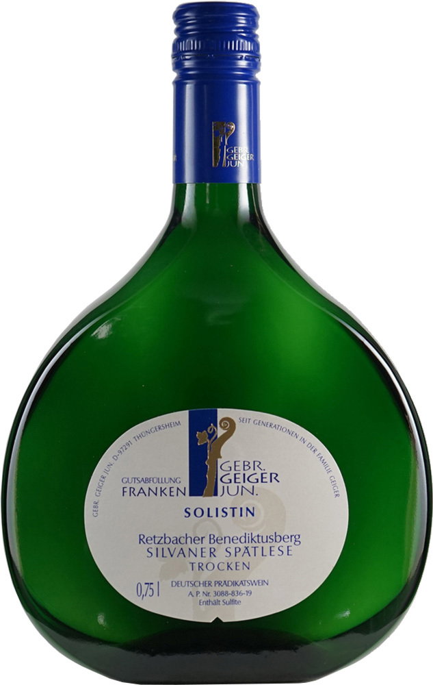 2023 SOLISTIN Silvaner Spätlese Retzbacher Benediktusberg