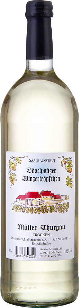 2025 Bad Kösener Schöne Aussicht Müller-Thurgau 1,0 L