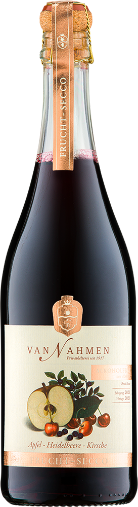 Frucht-Secco Apfel Heidelbeere Kirsche alkoholfrei