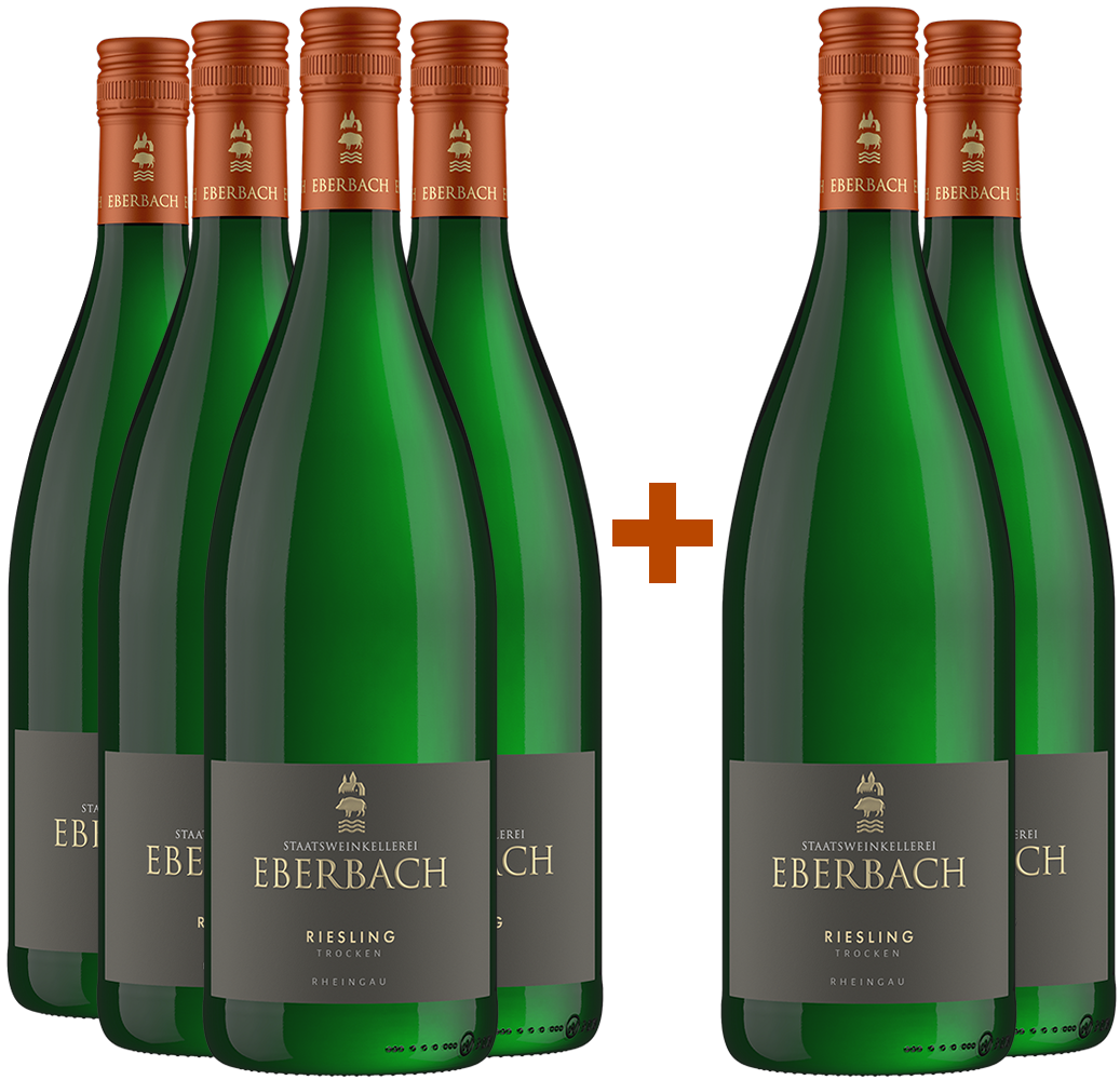 4+2 Paket Riesling trocken 1,0 L