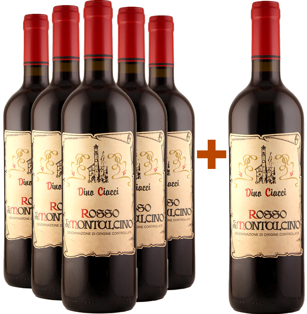 5+1 Paket Brunello di Montalcino DOCG BIO