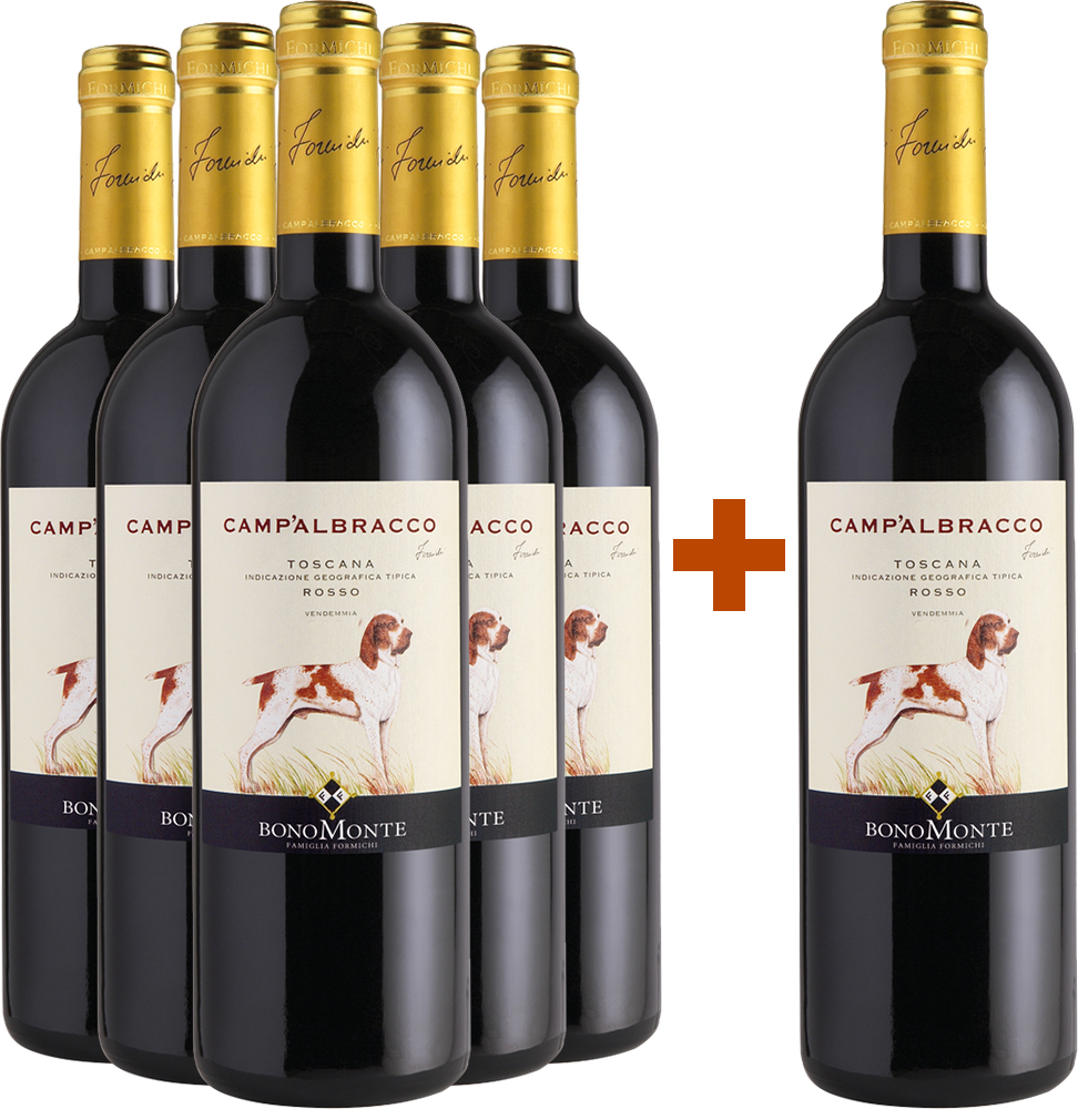5+1 Paket Camp'Albracco Toscana IGP