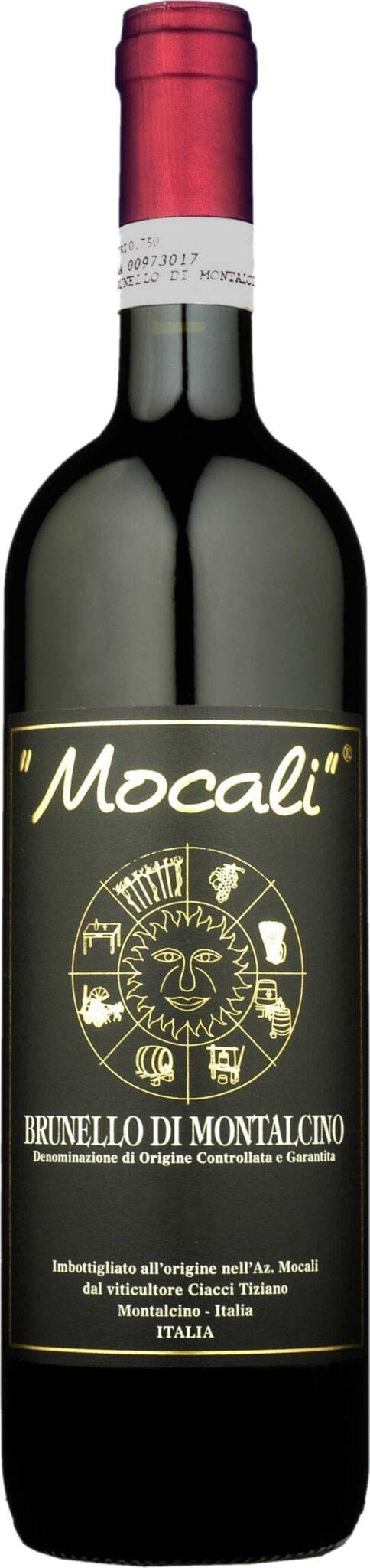 2020 Brunello di Montalcino DOCG reflection