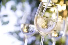 glas white wine