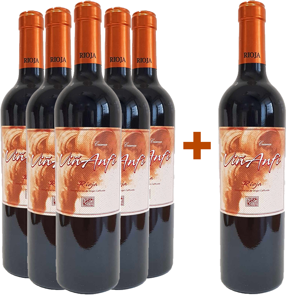  5+1 Paket Viña Anfi Crianza Rioja DOCa