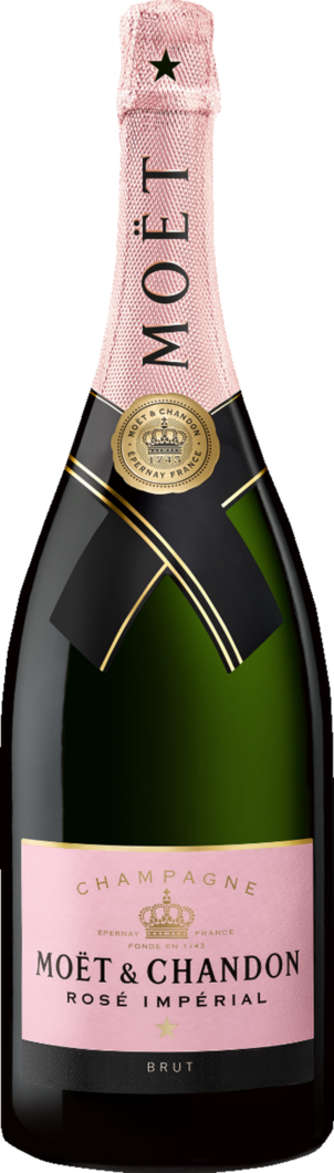 Champagne Moet & Chandon Imperial Rosé 1,5 L reflection