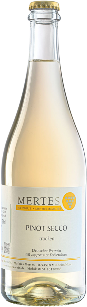 Pinot Secco Cuveé mit zugesetzter Kohlensäure