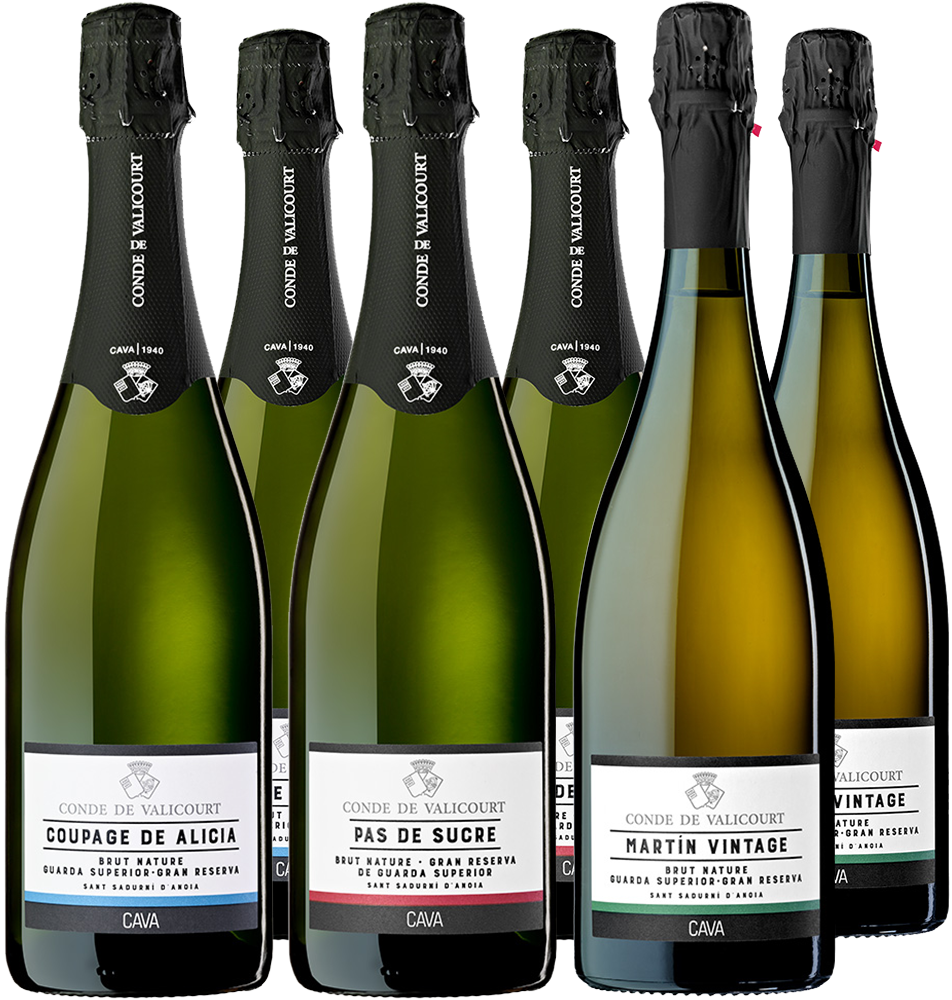 Conde de Valicourt Gran Reserva Kennenlernpaket Cava DO