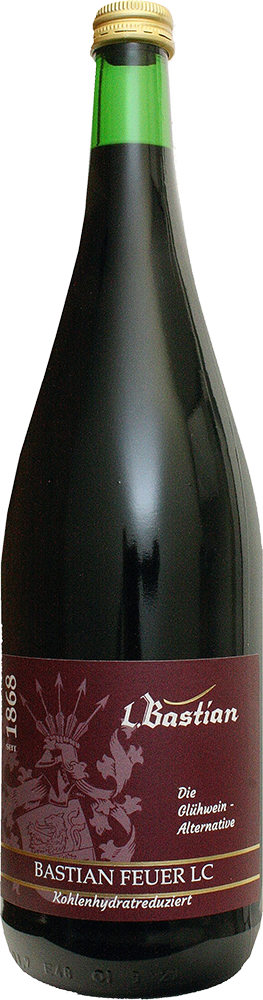 BASTIAN FEUER LC (lower carb) Die rote Glühweinalternative! kohlenhydratreduziert 1,0 L