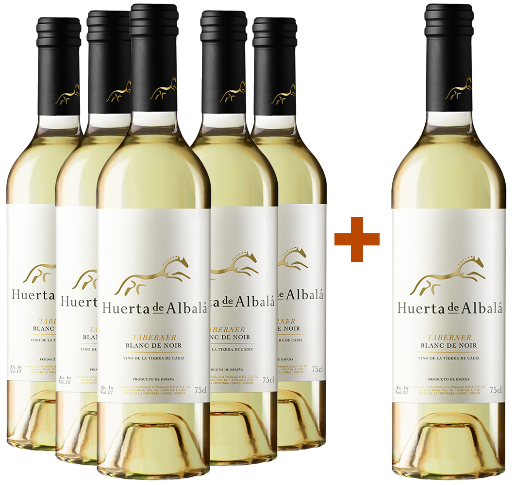 2024 Pack descuento 5+1 Taberner Blanc de Noir Cádiz VT