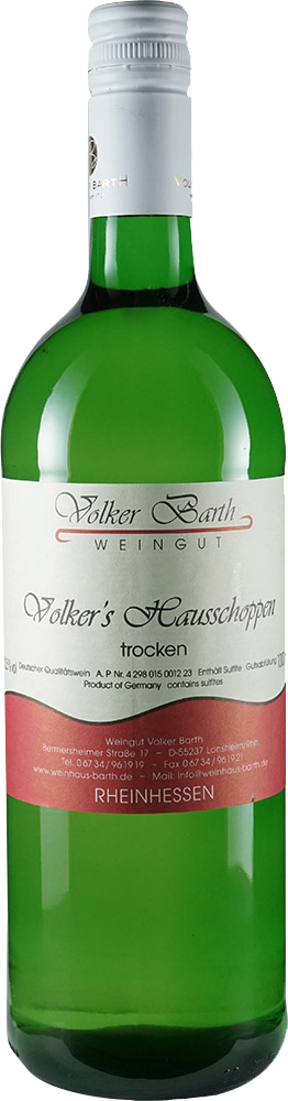 2024 Volkers Hausschoppen Müller-Thurgau 1,0 L