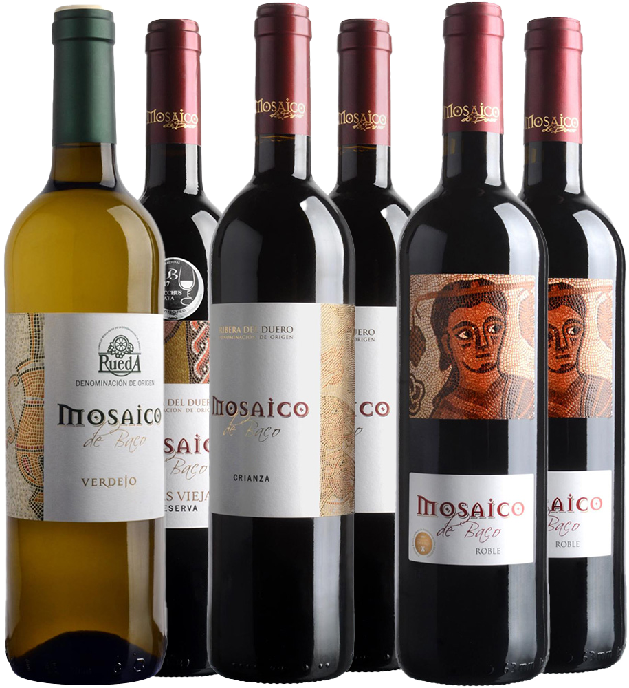 El Mosaico de Baco Kennenlern-Paket Ribera del Duero DO