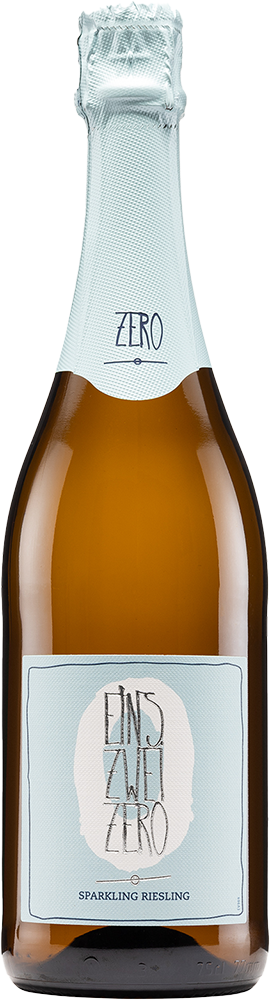 EINS-ZWEI-ZERO Sparkling Riesling entalkoholisiert verperlt