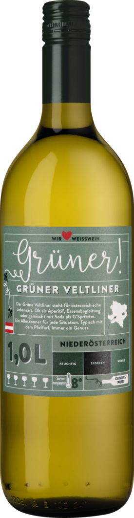 2025 Grüner! Grüner Veltliner 1,0 L