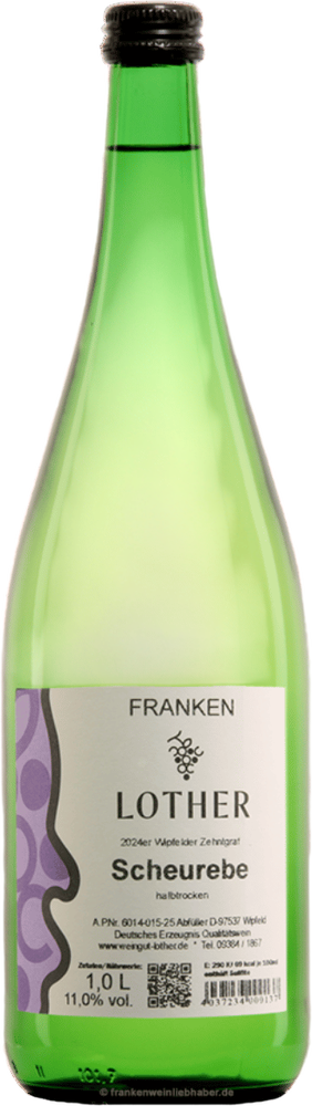 2025 Wipfelder Zehntgraf Scheurebe 1,0 L