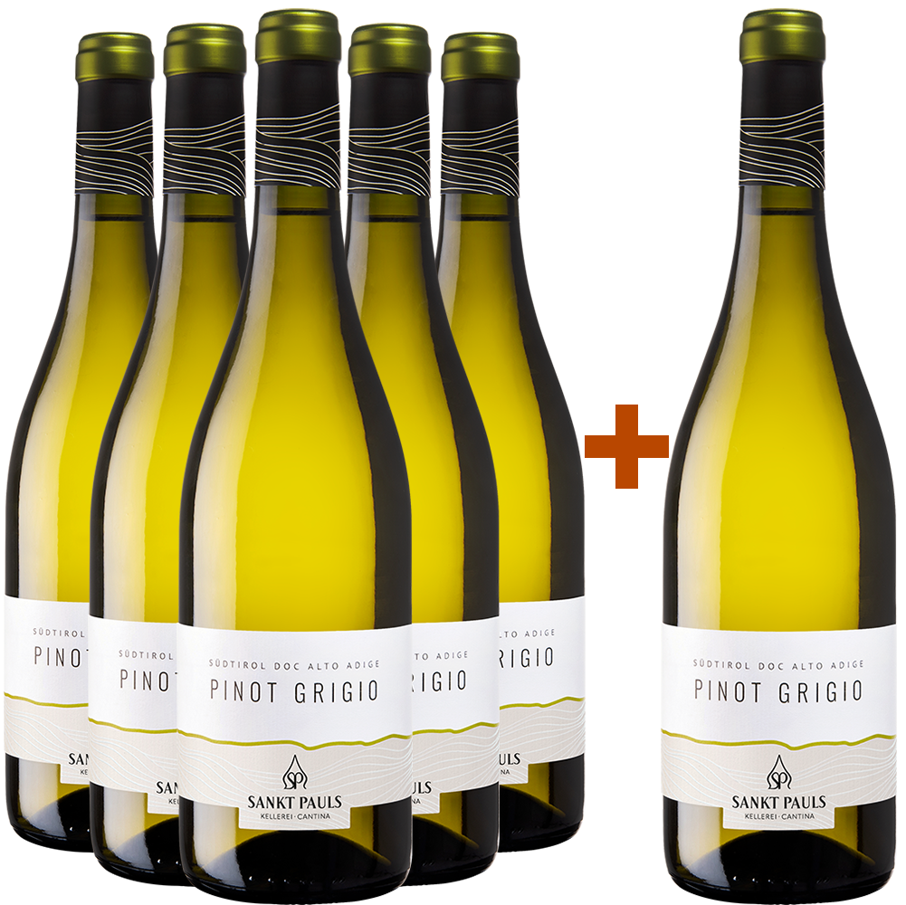5+1 Paket Pinot Grigio Alto Adige DOC