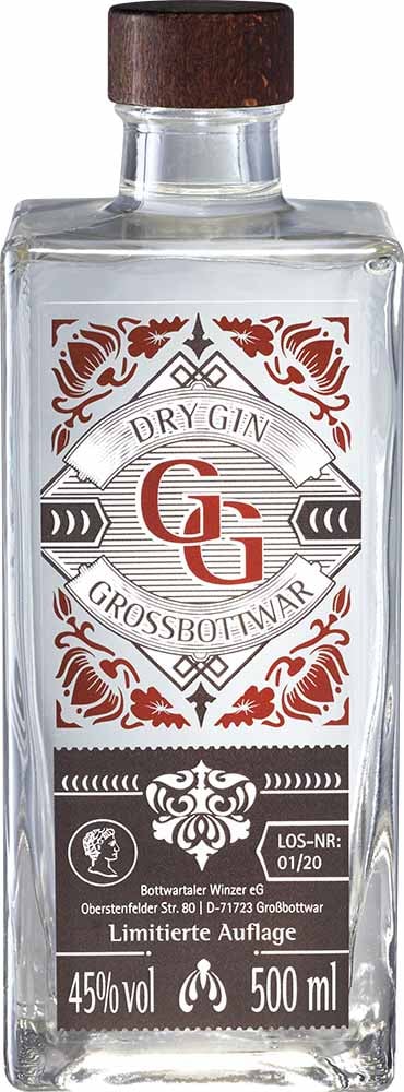 GG Großbottwarer Dry Gin 0,5 L
