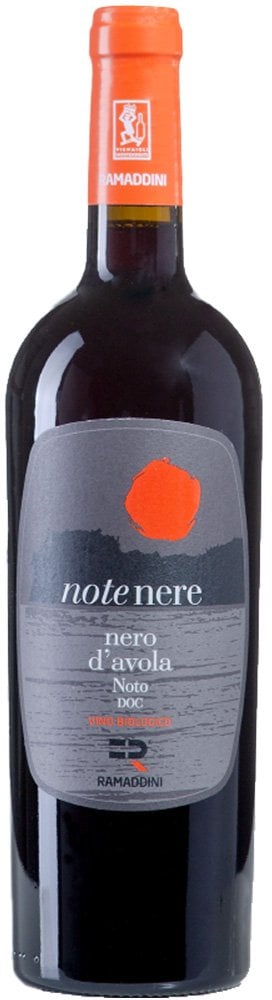 2024 Note Nere Nero D'Avola DOC BIO reflection