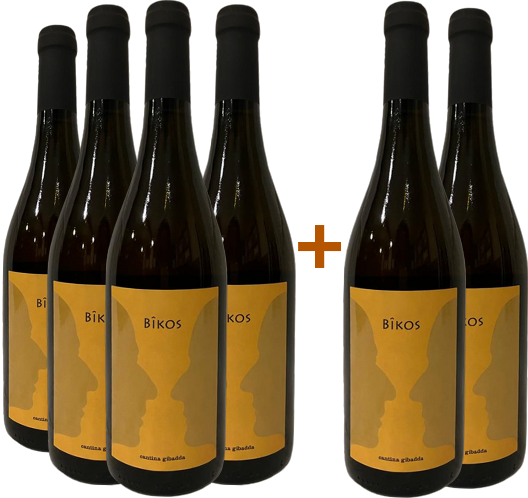 4+2 Paket Bikos Bianco Isola dei Nuraghi IGP