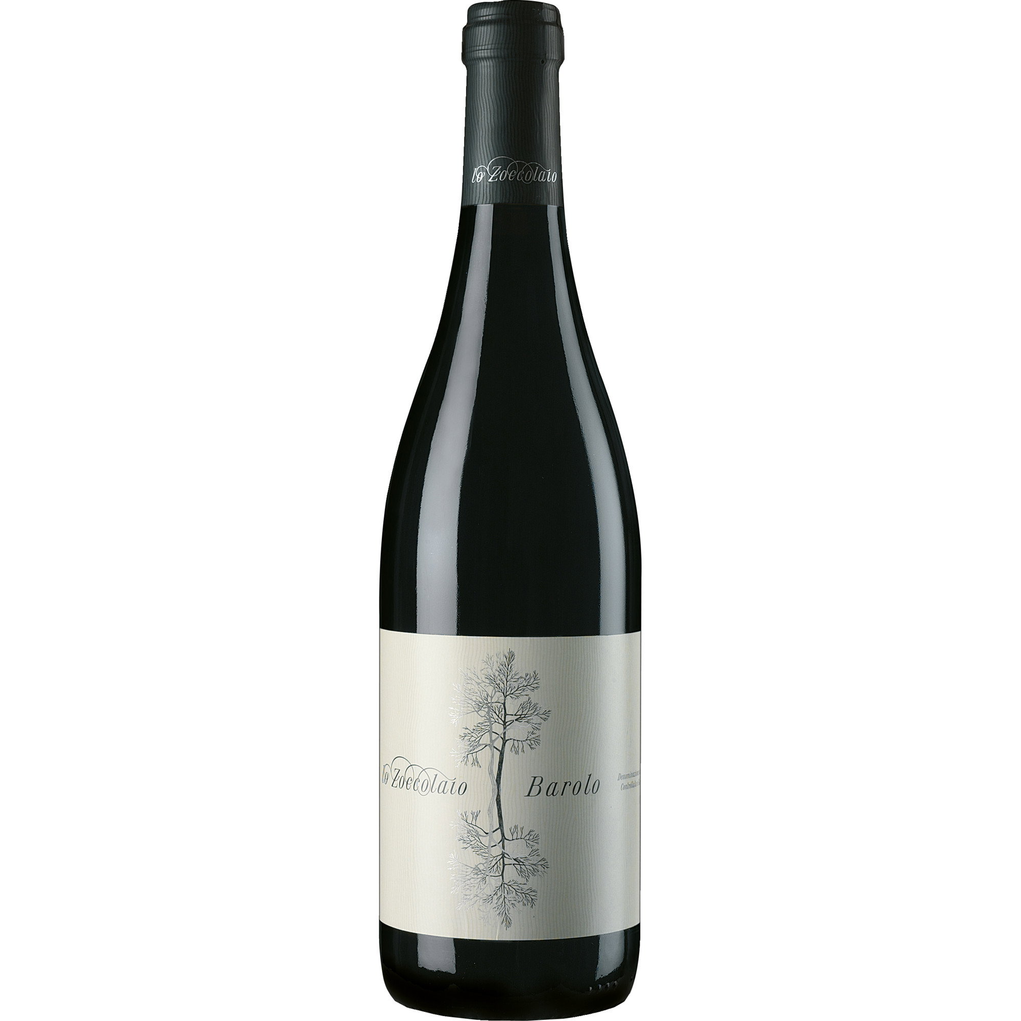 2020 Lo Zoccolaio Barolo reflection