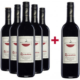 5+1 Paket Blaufränkisch classic Mittelburgenland DAC trocken 