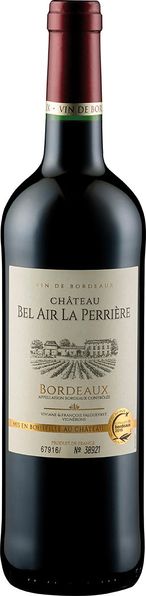 2022 Château Bel Air La Perrière Bordeaux AOP reflection