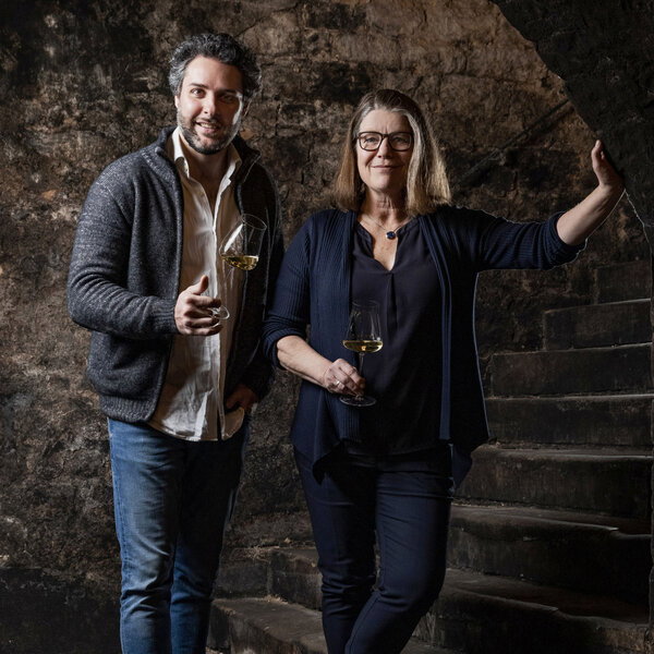 Monika Schmid und Simone Frigerio, Geschäftsfüher von Reichsrat von Buhl