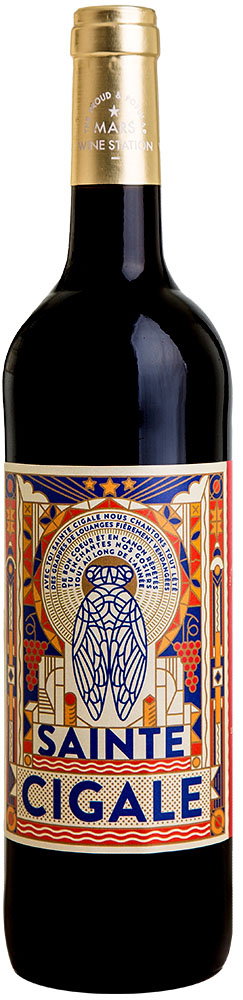 2021 Sainte Cigale Rouge sans sulfites ajoutés BIO