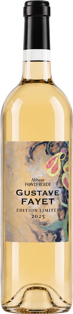 2025 Cuvée "Gustave Fayet" Blanc Corbières AOC reflection