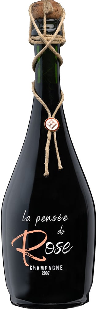 2007 Cuvée "La Pensée Rose" Champagne AOP reflection