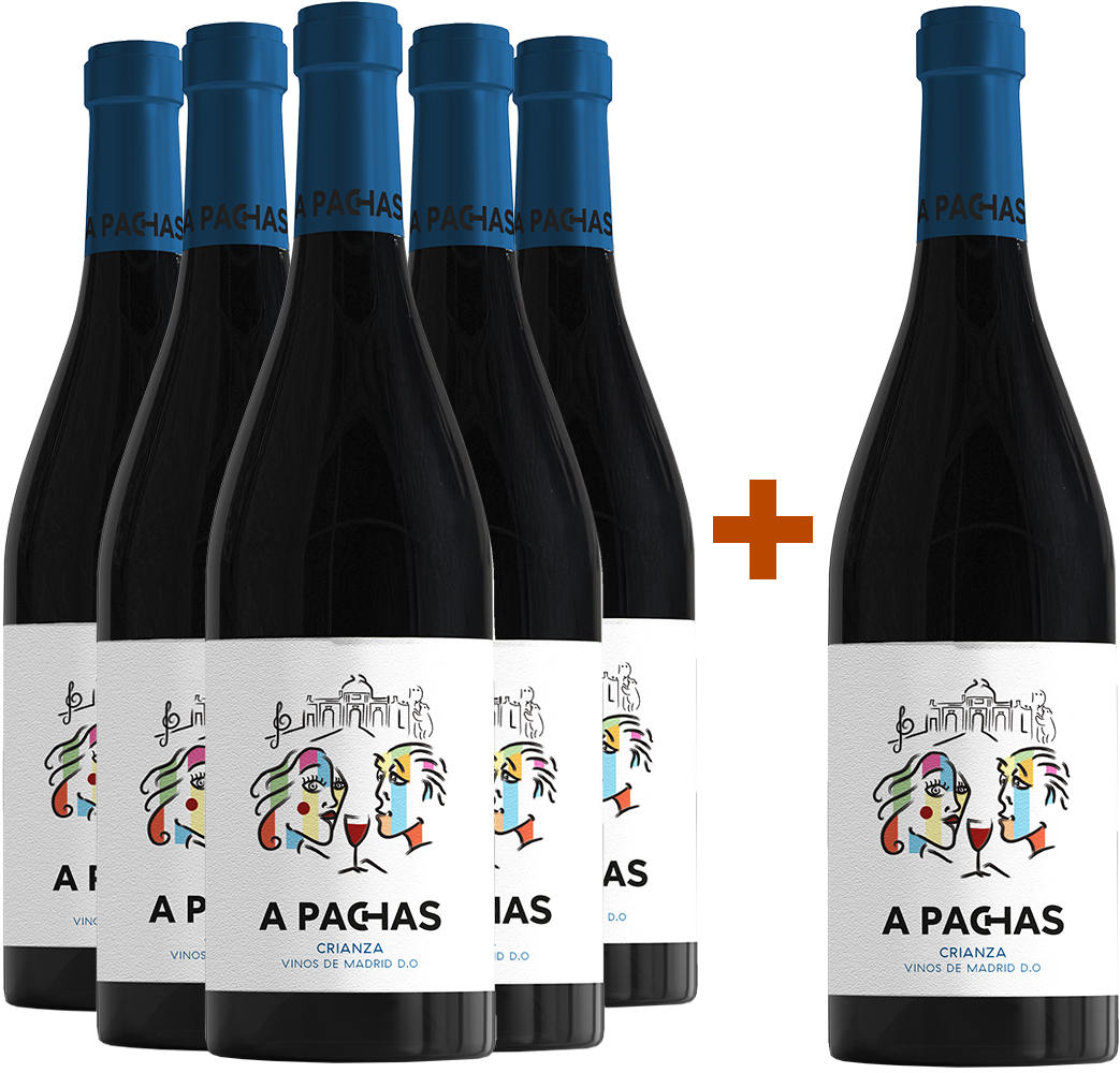 Aktionspaket 5+1 A Pachas Crianza Madrid DO