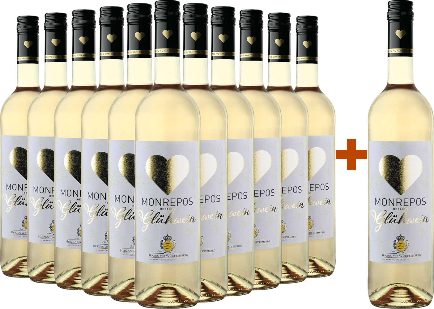 11+1 Paket Herzogs Glühwein weiß