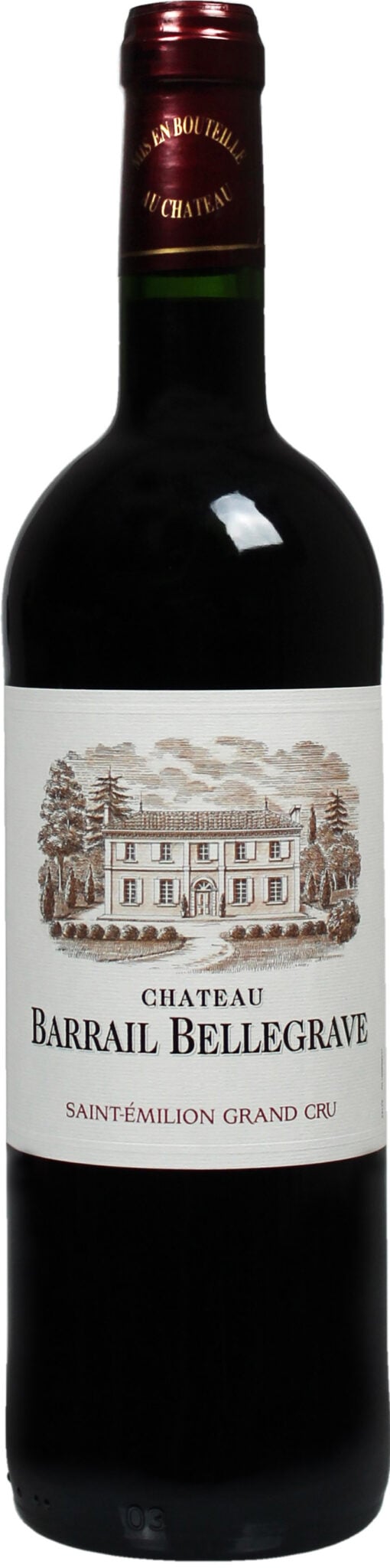 2022 Château Barrail Bellegrave Saint-Emilion Grand Cru AOP reflection