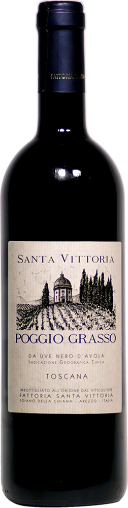 2018 Poggio al Grasso Toscana Rosso IGP reflection