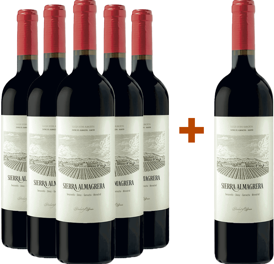 Aktionspaket 5+1 SIERRA ALMAGRERA® TINTO