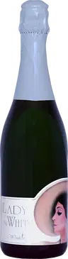 Lady in White - Alkoholfrei, schäumendes Getränk aus entalkoholisiertem Wein,