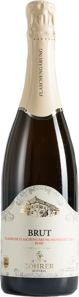 2017 BRUT Rosé Sekt reflection