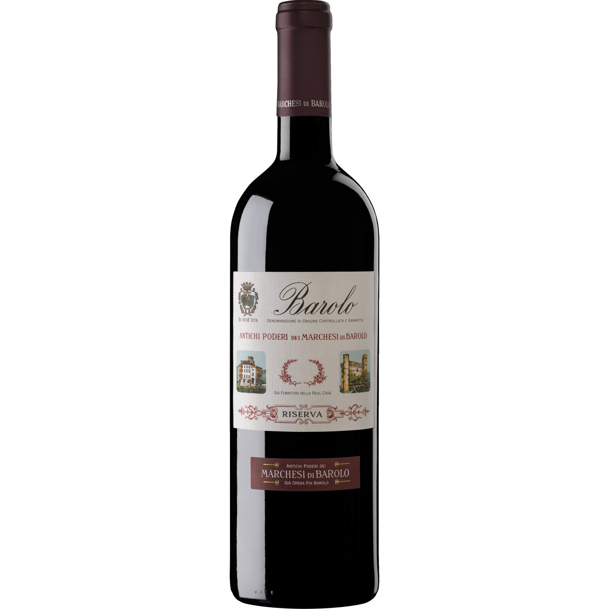 2016 Marchesi di Barolo Barolo Riserva reflection