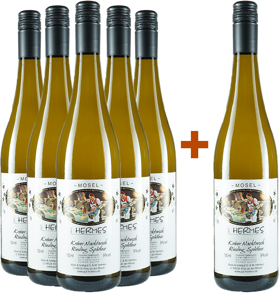 5+1 Paket Riesling Spätlese feinherb