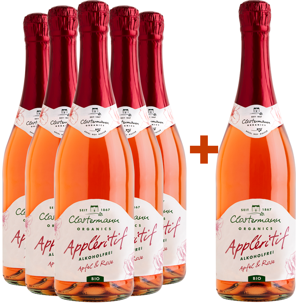 5+1 Paket Applértif Apfel & Rose BIO BIO