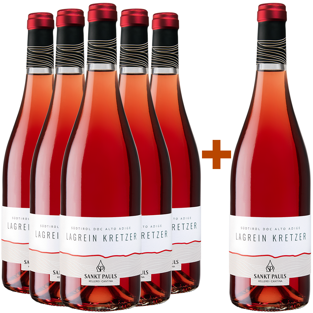 5+1 Paket Lagrein Kretzer Rosé Alto Adige DOC