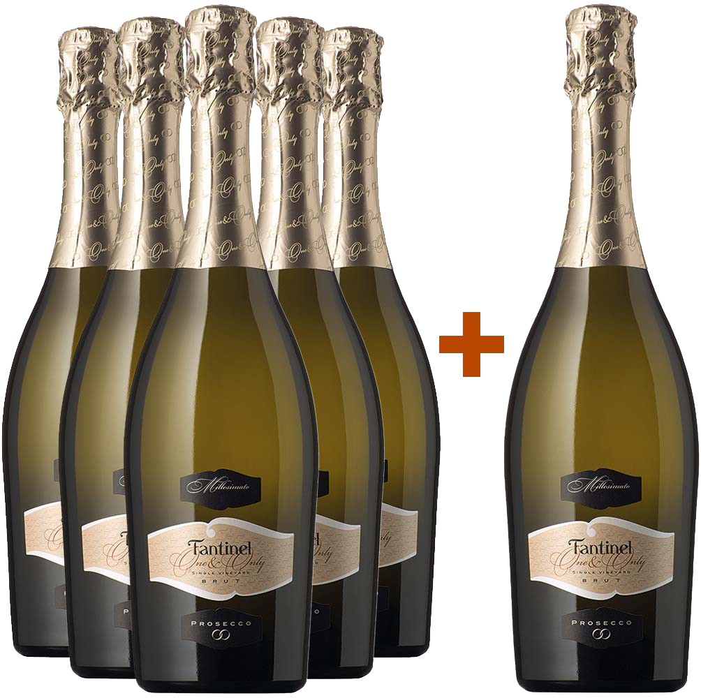 5+1 Paket One&Only Prosecco Millesimato DOC 