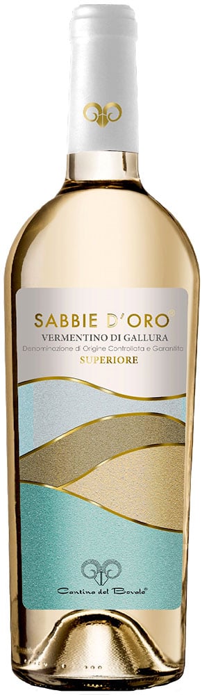 2022 Sabbie d’oro Vermentino di Gallura Superiore DOCG reflection